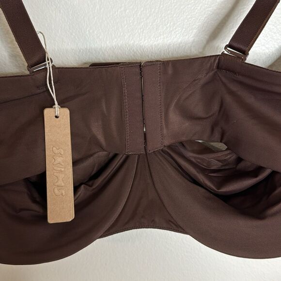 Skims smoothing intimates strapless bra in cocoa size 42 DDD - Picture 8 of 12